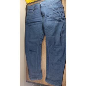 G-Star Arc 3D Boyfriend Jeans Women Size 28x30 Slim Fit Stretch Dark Wash Blue